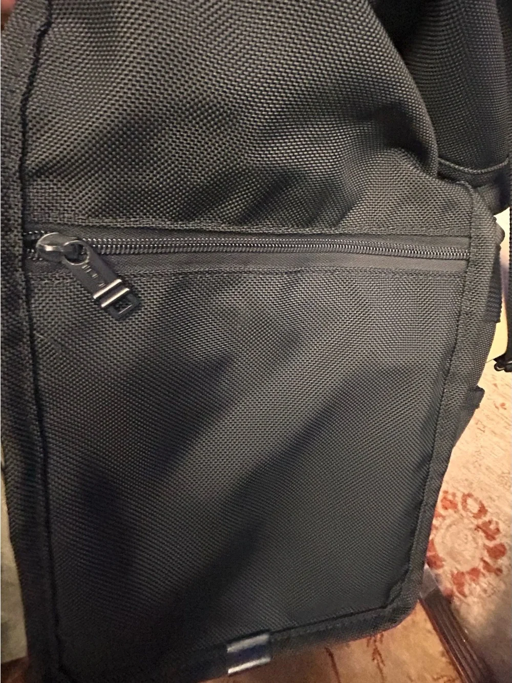 Tumi Black Nylon 3-Piece Messenger and Carry Bag Set
